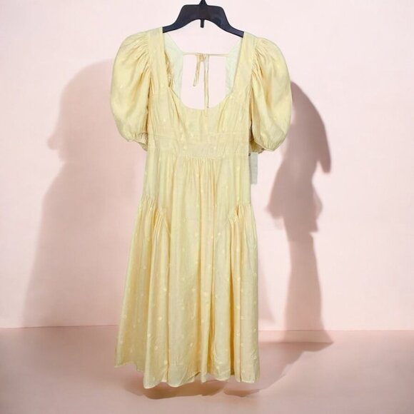 NWT MOON RIVER Midi Tiered Dress - Picture 2 of 4